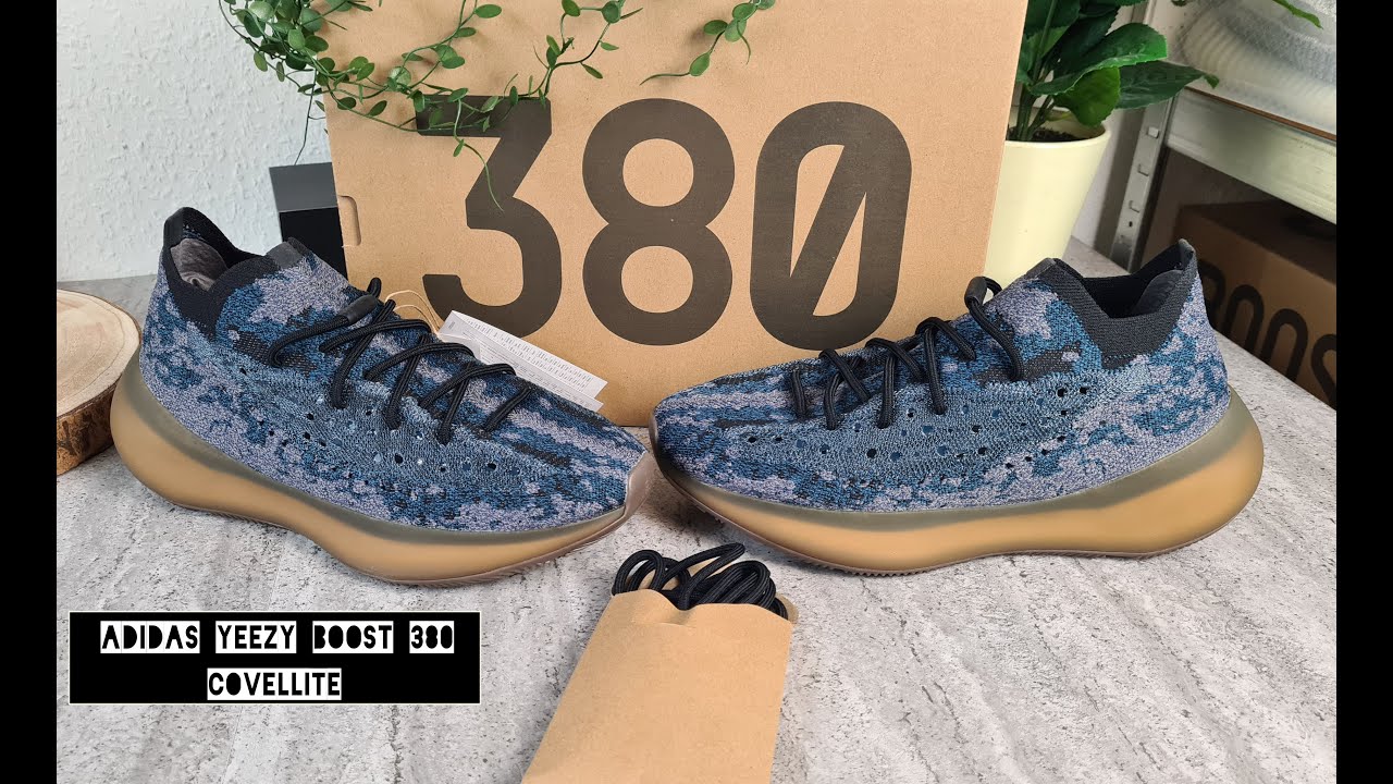 Yeezy Boost 380 Covellite -  On Feet and Check - Okay 87% 👟