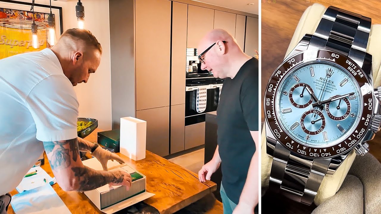 Hand Delivering a £90,000 Rolex to a VIP Client! (Platinum Daytona Baguette Dial)