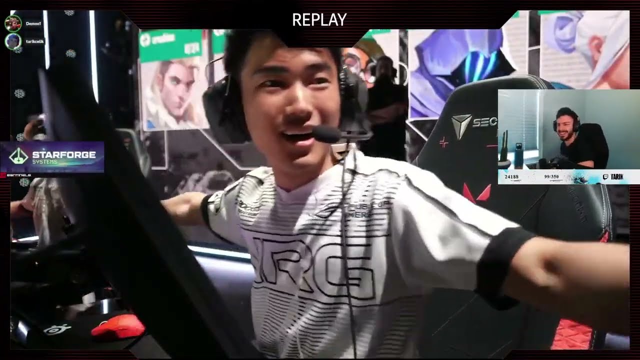 Tarik react to NRG SOM insane ACE against LOUD  VCT Americas Finals