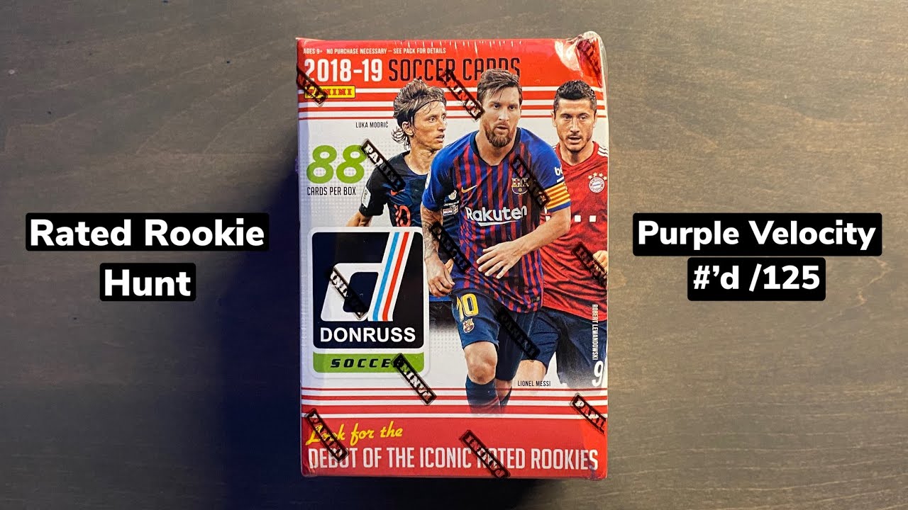 2018/19 Donruss Soccer Blaster Box Opening - Damaged Box Luck?