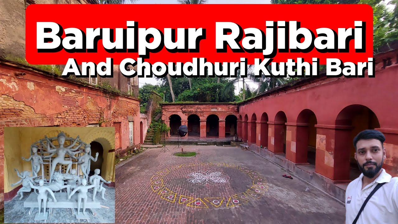 BARUIPUR RAJIBARI AND CHOUDHURI KUTHI BARI | Durgapuja Special | #vlog209 @beingbindas5789