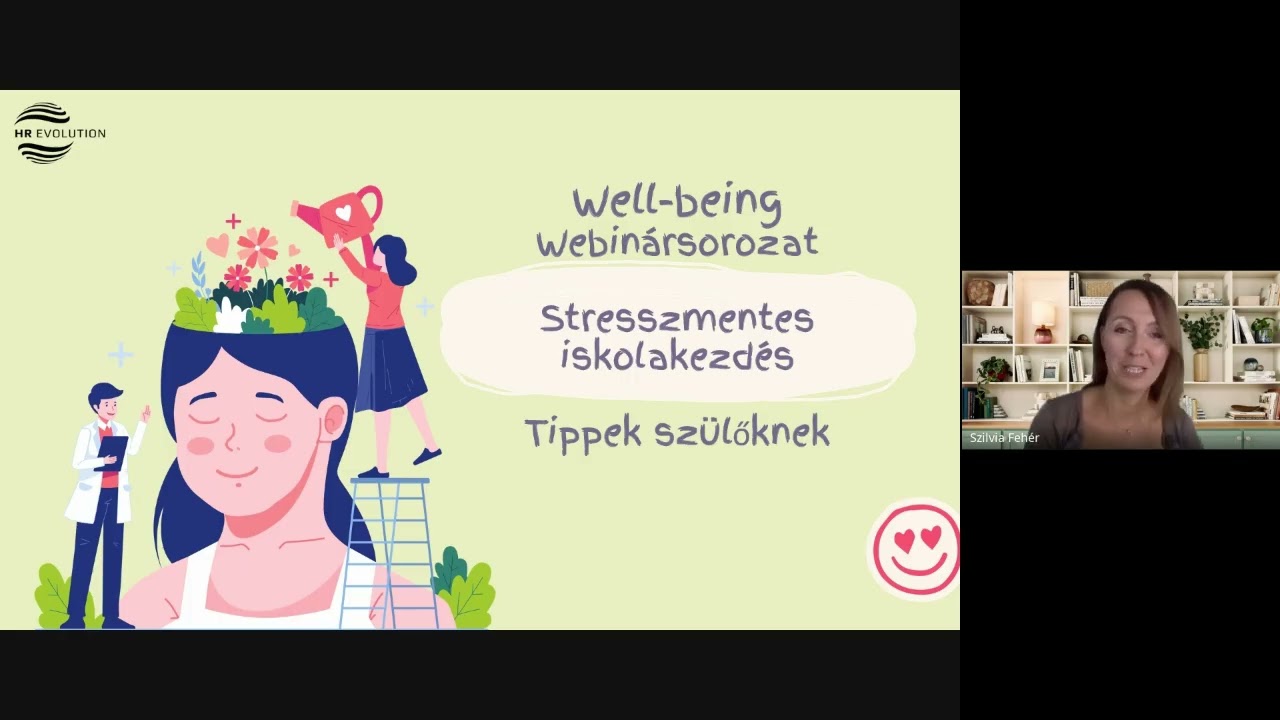 Well being webinár - Iskola  és ovikezdés, gyereknevelés