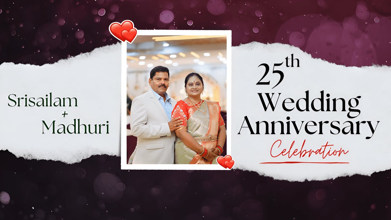 25th Wedding Anniversary 