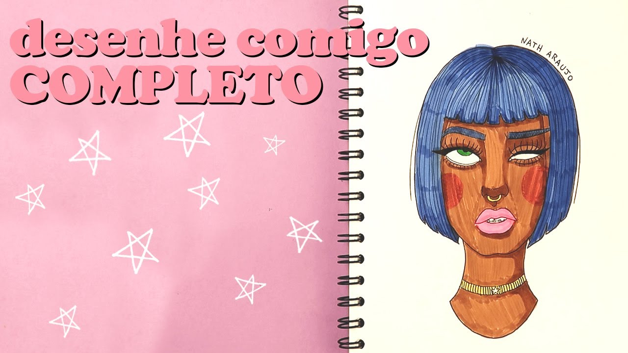 PINTE UM DESENHO COMIGO | Nath Araújo