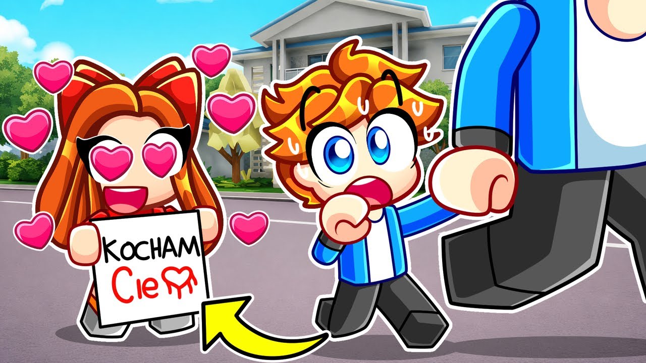 MAŁA TINA ZAKOCHAŁA SIĘ W MAJKIM w Roblox!