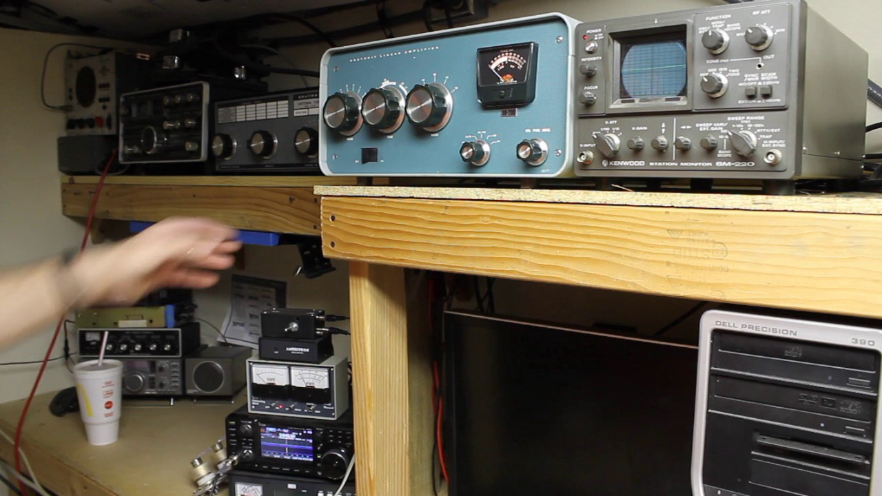 Tuning up the IC-7300 with Heathkit SB-200 and Kenwood SM-220