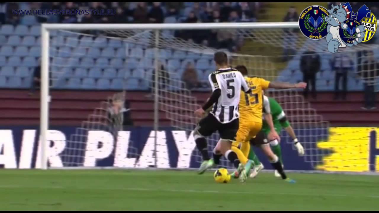 GOL JUAN MANUEL ITURBE CON LA MAGLIA DELL'HELLAS VERONA (STAGIONE 2013-2014)