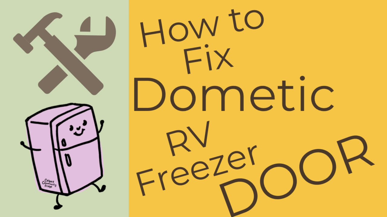 Fix Your Dometic Norcold RV Freezer Door and Save MONEY!
