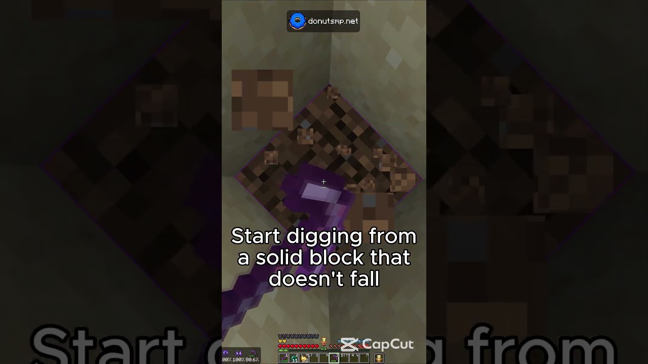 How to build a stash on DonutSMP