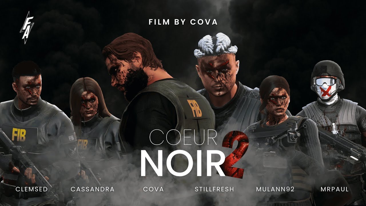 [REDIFFUSION] GROSSE SOIRÉE SUR GTA RP POUR L'AVANT PREMIERE COEUR NOIR 2 COURT METRAGE GTA 5
