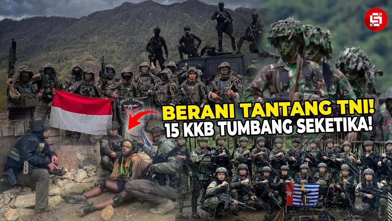 0PM BERANI TANTANG NEGARA, OPERASI GABUNGAN TNI–BRIMOB! 15 KKB Tumbang Seketika!