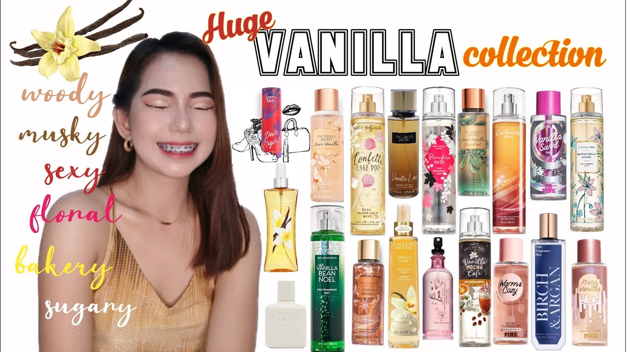 MY ENTIRE VANILLA MIST/PERFUME COLLECTION ✨🍦 / Revealing my addiction 🙈