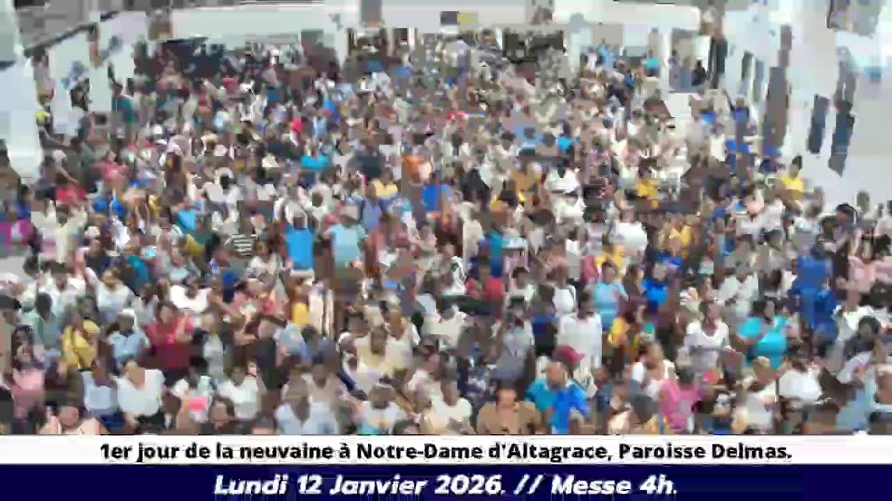 Lundi 12 Janvier 2026 // 1er jour de la neuvaine à Notre-Dame d'Altagrace.