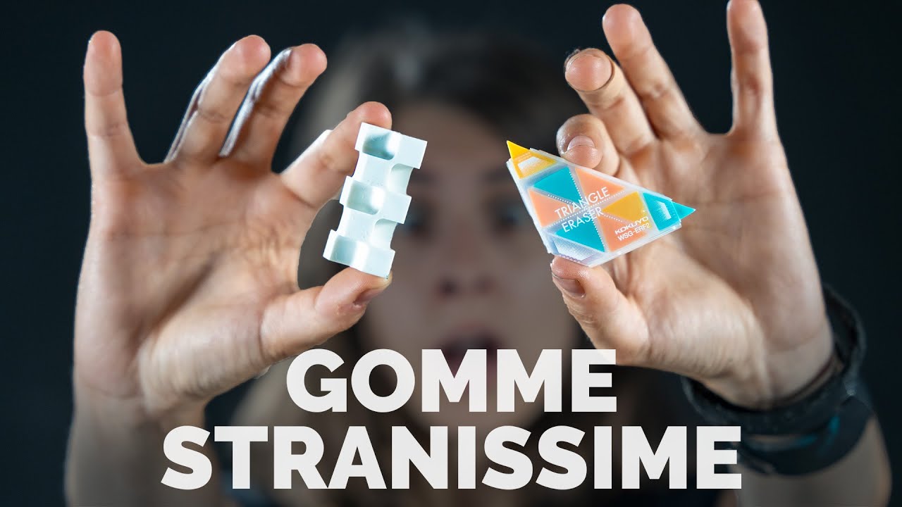 Ecco le GOMME per cancellare più STRANE che ho! 🐸