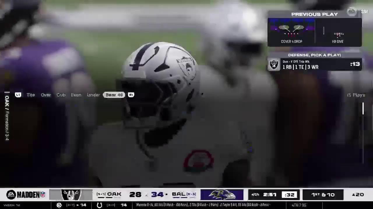 Madden NFL 26 franchise mode.Oakland Raiders Year two. 🥰