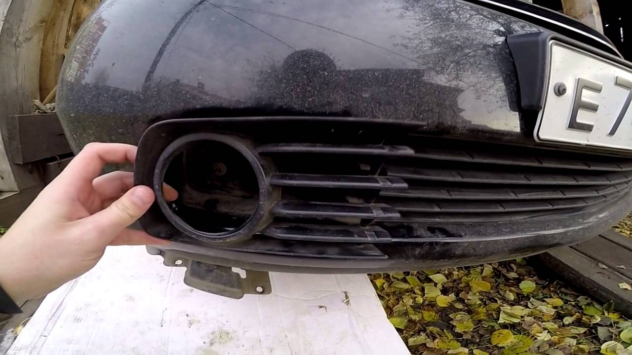 Снятие ПТФ Prius 20