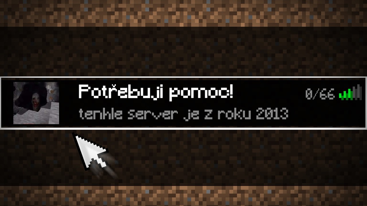 Připojil jsem se na ZAPOMENUTÝ ČESKÝ Minecraft server… ale někdo tam byl