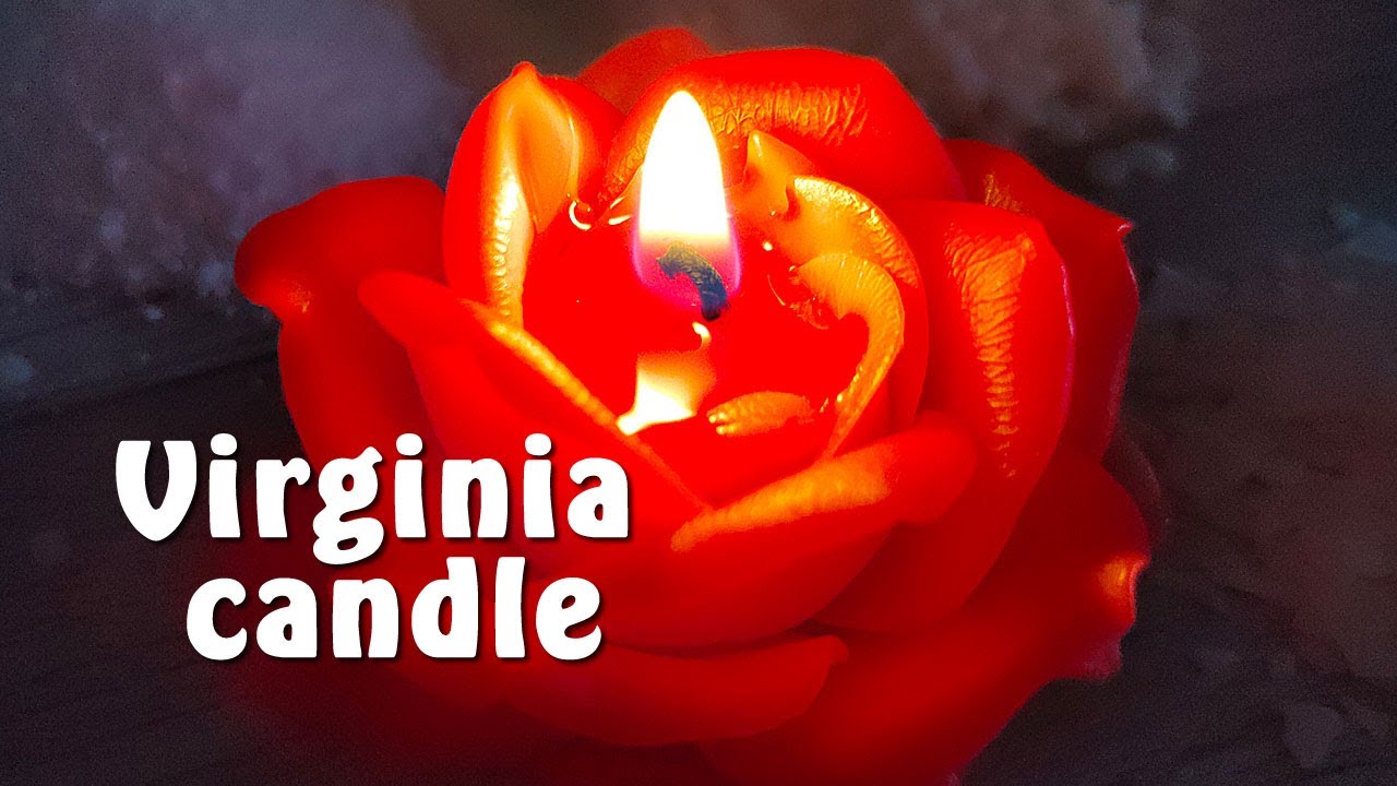 How to Make Candle Rose | Wax Rose | Candle Wax Flower DIY