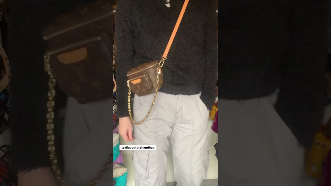 How to wear the LV mini bumbag #lv #lvlover #bumbag #lvaddict #louisvuitton #louisvuittonaddict