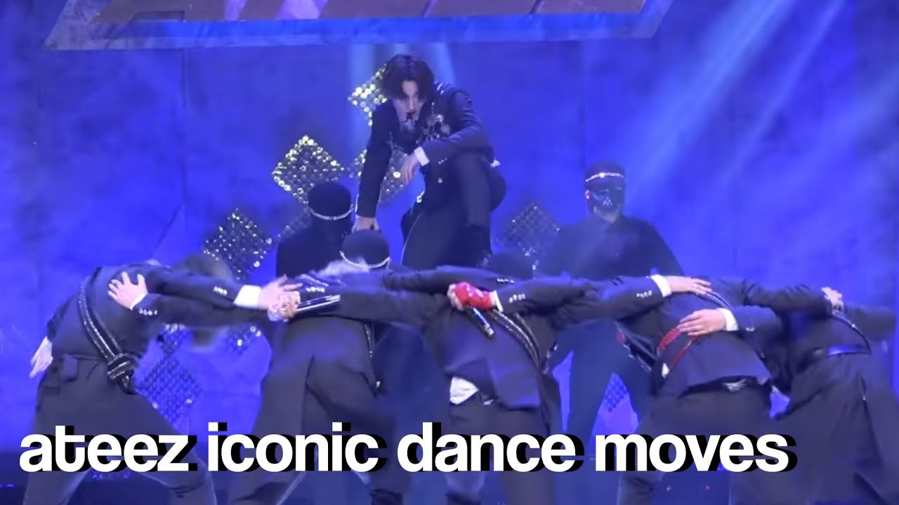 ateez iconic dance moves