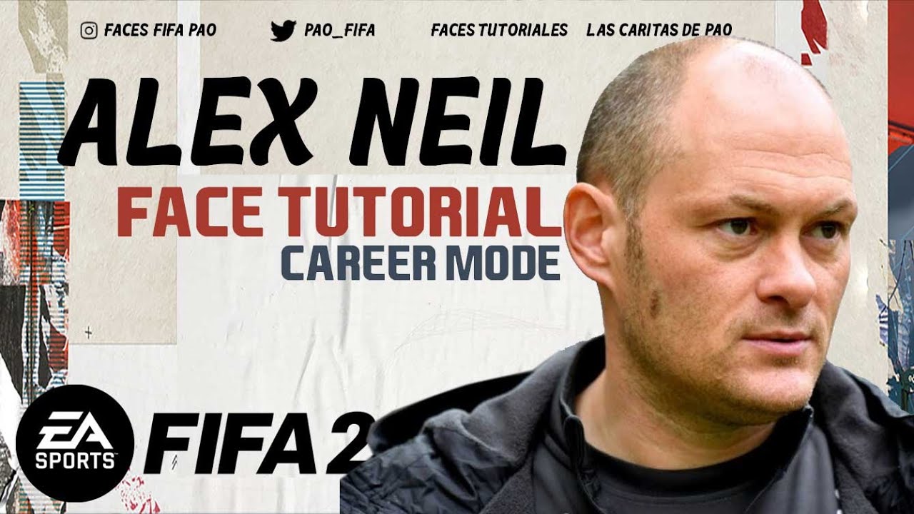 ALEX NEIL FACE FIFA 22 | TUTORIAL |  CAREER MODE | MANAGER SUNDERLAND