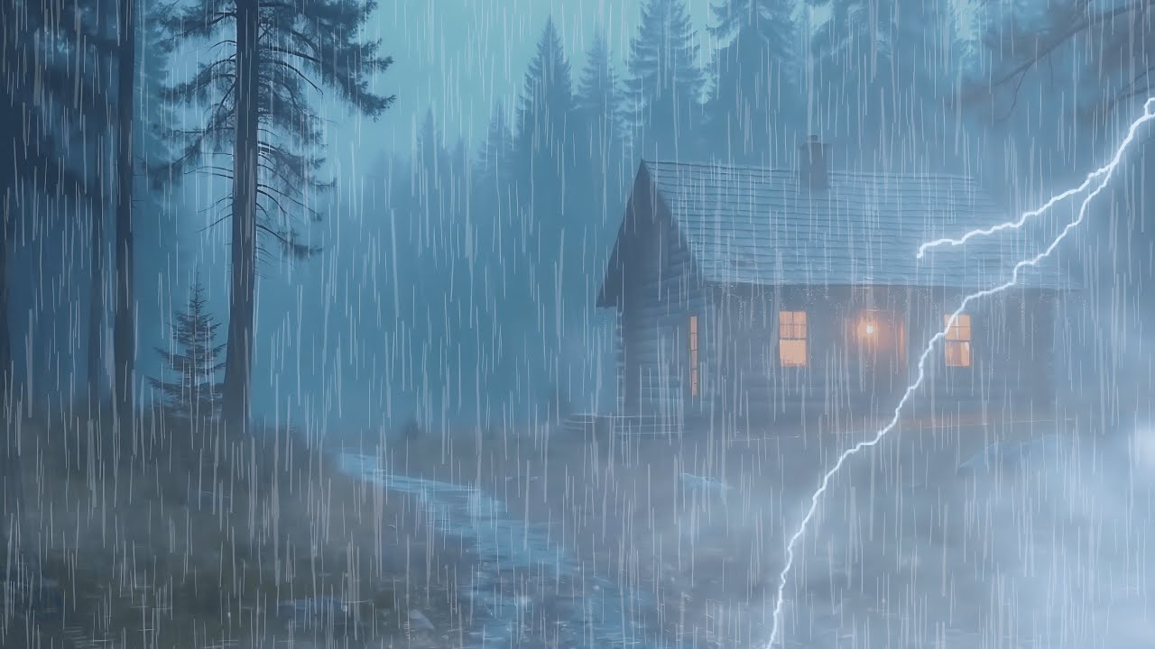 ⭐ Drift Into Deep Sleep with Soft Rain Sounds – Calm Night Ambience for Relaxation