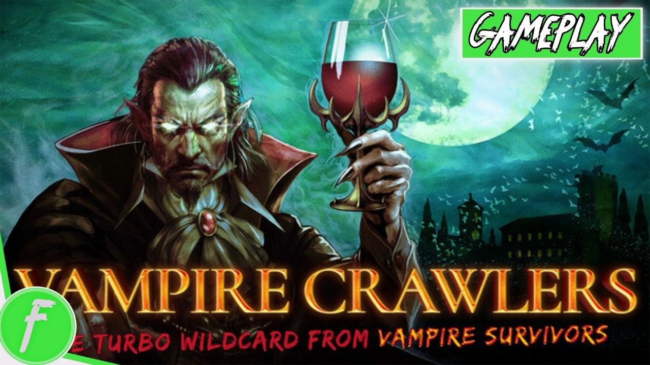 Vampire Crawlers The Turbo Wildcard From Vampire Survivors Gameplay HD (PC) | NO COMMENTARY
