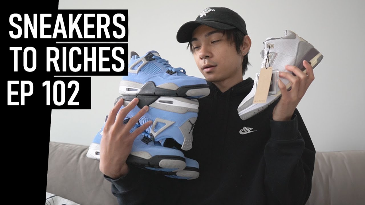Air Jordan 4 UNC & A Ma Maniere Jordan 3 LIVE COP - RESELLING VLOG Sneakers To Riches Ep 102
