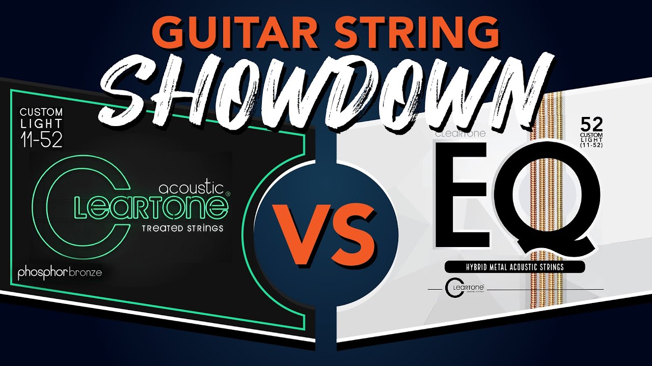 String Showdown | Cleartone Phosphor Bronze Vs Cleartone EQ Acoustic Guitar Strings.