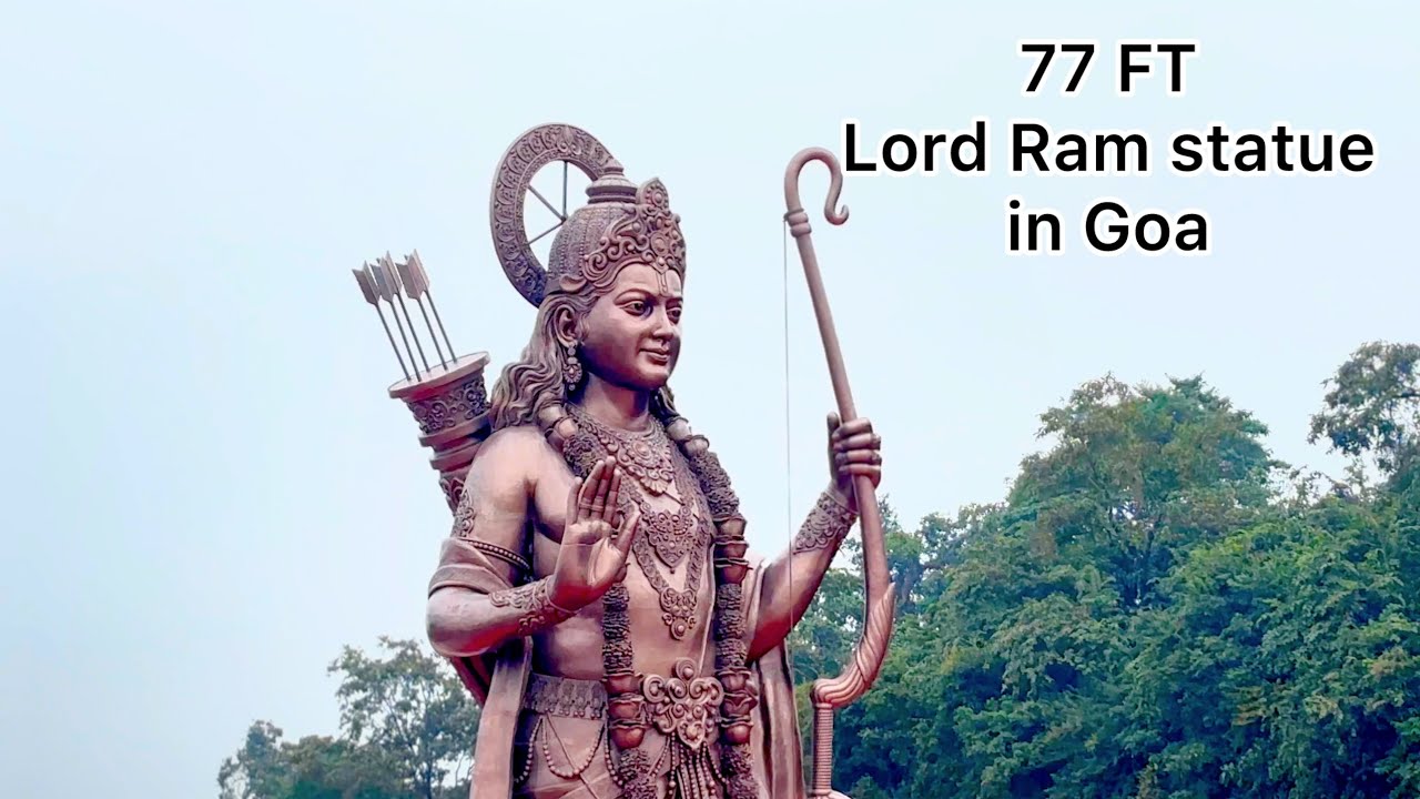 World’s Tallest Ram Statue Is Now in Goa! 😲✨ | Partagali Math in Cancona Goa 