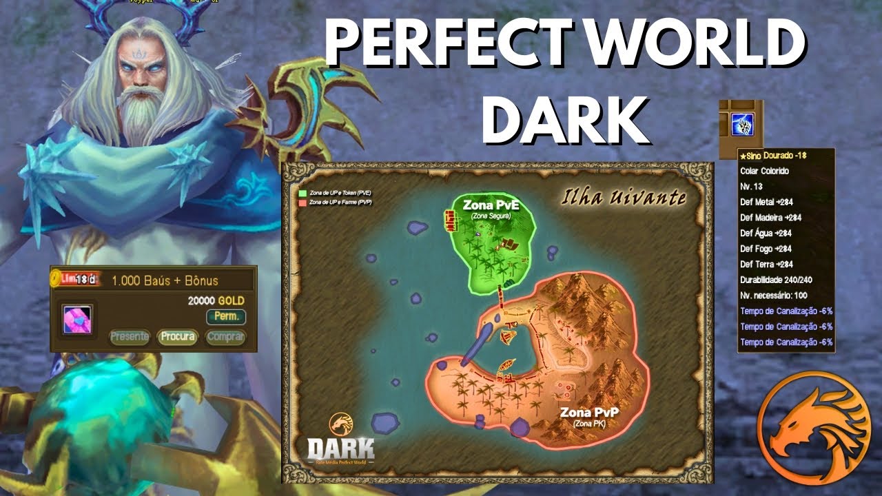 TIREI UM -18% NO BAÚ E NOVA ILHA UIVANTE! - PW DARK