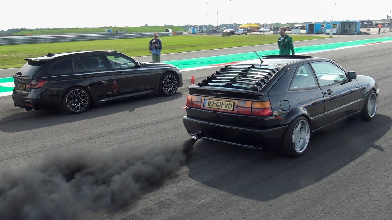 300hp 1.9 TDI VW Corrado 600nm VS. Tuned BMW 335D! - THE ULTIMATE DIESEL SMOKE MACHINE!!