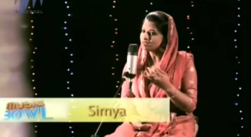 Music Bowl : 'Pathiravayilla Pournamikanyakku' by Simya | 15th February 2015 | Part 3 of 4