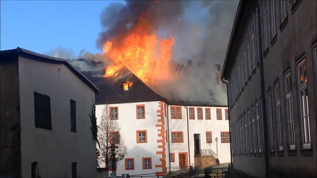 Dachstuhlbrand Ohrdruf schloß Ehrenstein