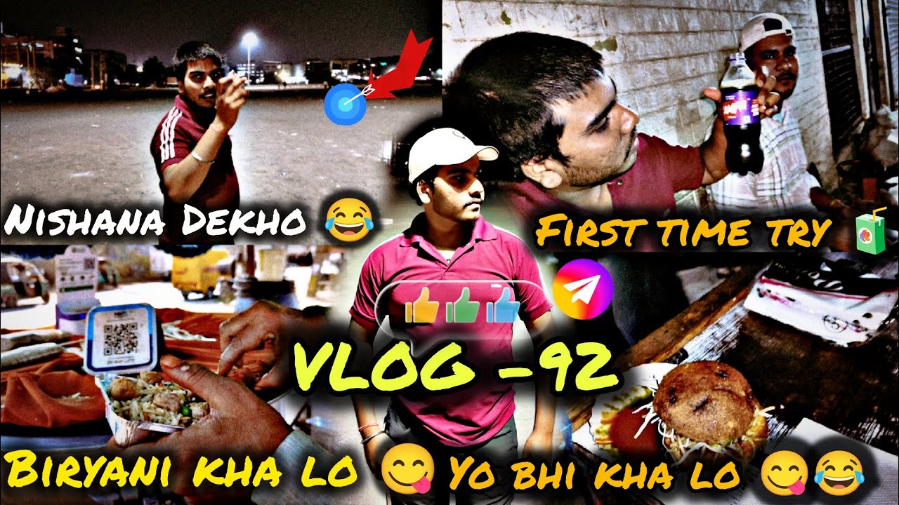 VLOG -92 fast food and biryani 😋#trend #fastfood #burger#indianyoutuber #gurugram #viral 