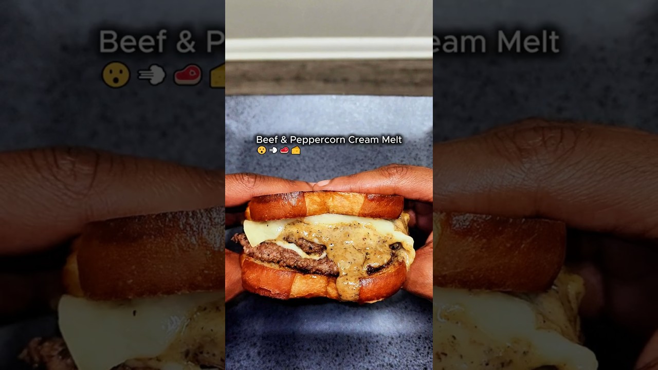 Beef & Peppercorn Cream Melt | Comfort Food Classic😮‍💨🥩🧀