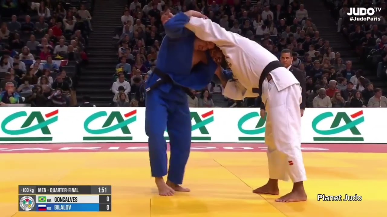 Leonardo GONCALVES 🇧🇷 🆚️ Niiaz BILALOV 🇷🇺 | четвертьфинал/-100кг | Большой Шлем Париж 2026