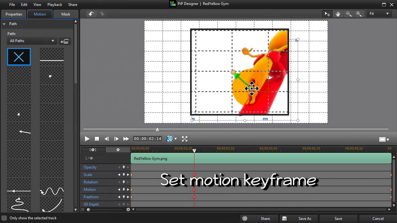PowerDirector   Freeforming Tutorial