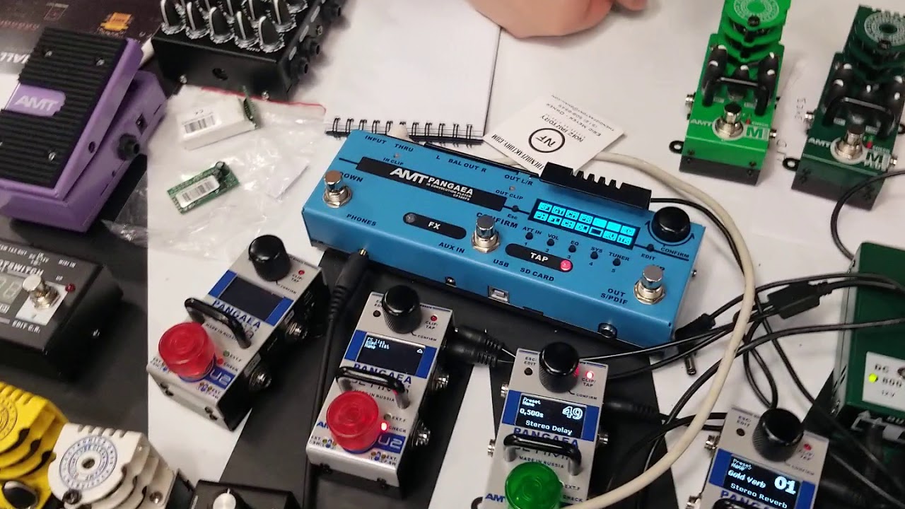 AMT Electronics  Guitar Pre Amps with Tubes  Made in Russia NAMM 2020