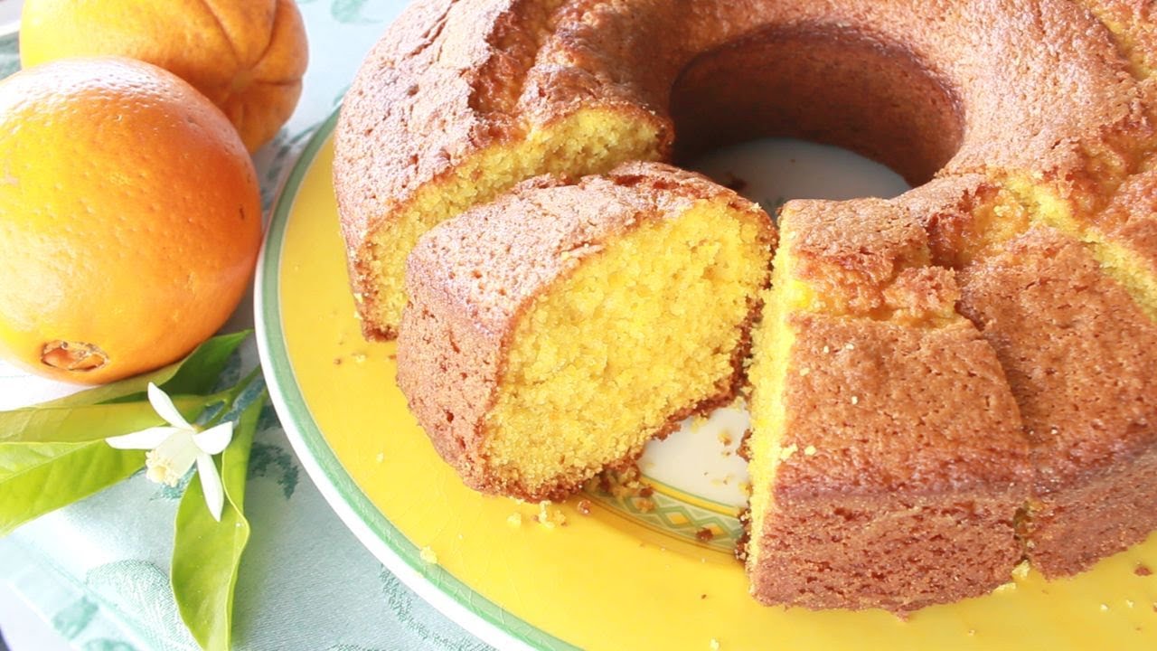 Pegue numa LARANJA INTEIRA COM CASCA e prepare este bolo! 🍊🍊Incrivelmente delicioso!