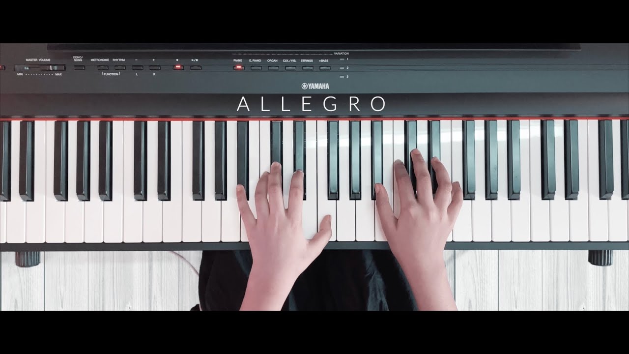 Allegro (Song by Emmit Fenn) piano cover