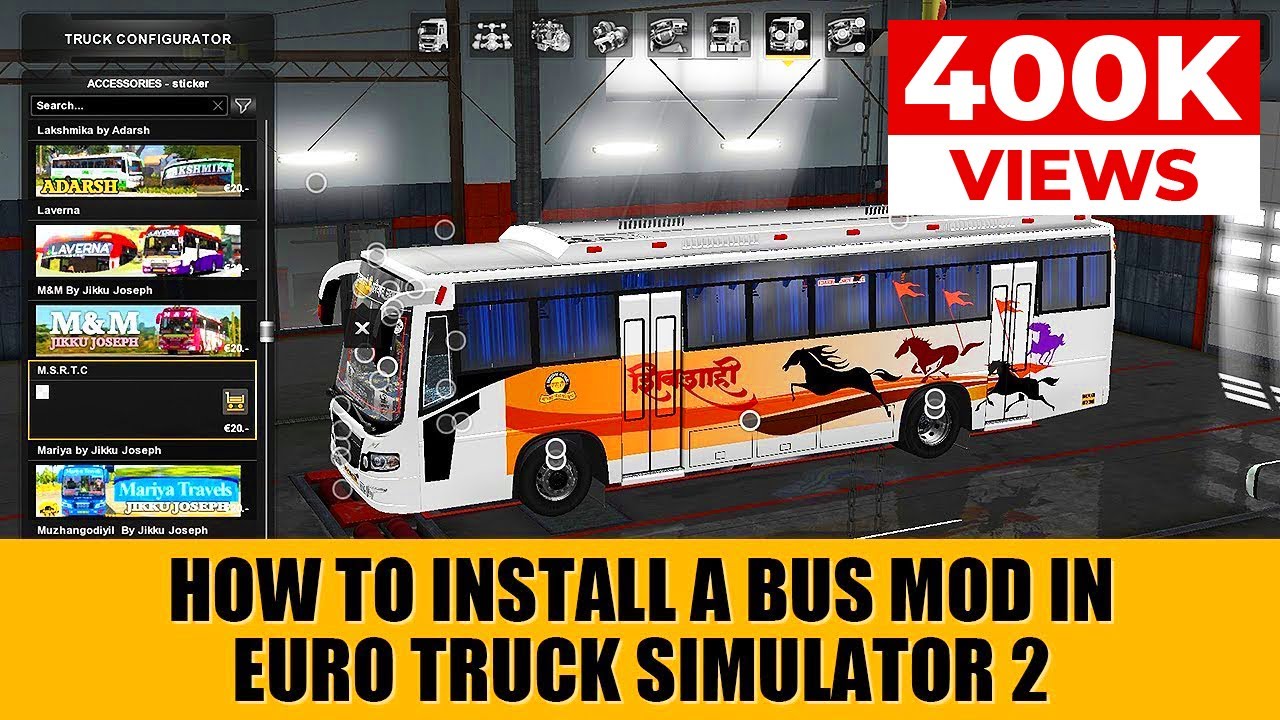 How to install a bus mod in Euro Truck Simulator 2 | ETS2 Bus Install Tutorial