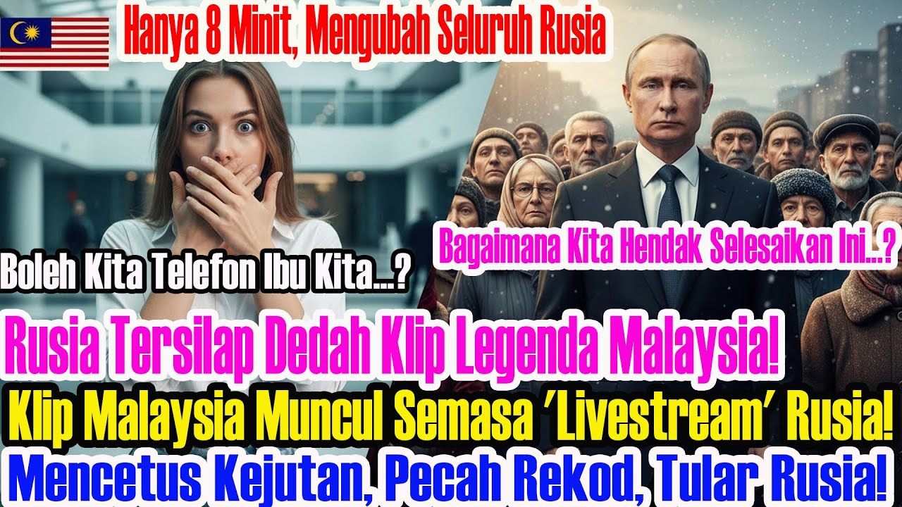 Rusia terkejut! Klip Malaysia tersiar 8 minit, menggetarkan hati rakyat dari Vladivostok ke Moscow!!