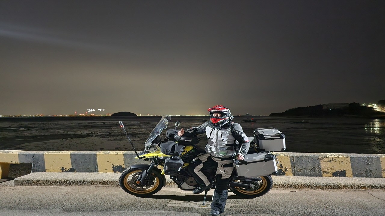 영종도 새벽 라이딩 | 일끝나고 출발 | 오토바이 타고 바다 다녀왔습니다