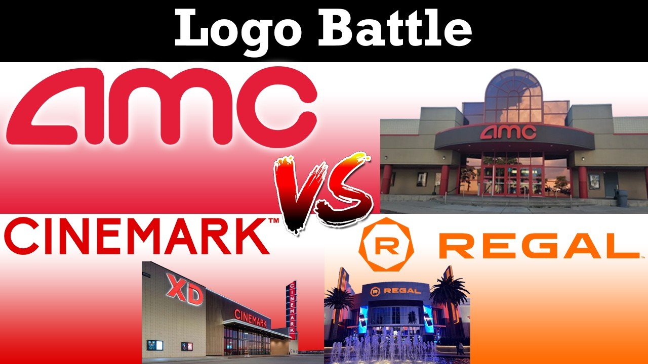 AMC Theatres против Cinemark против Regal Cinemas &mdash; битва логотипов