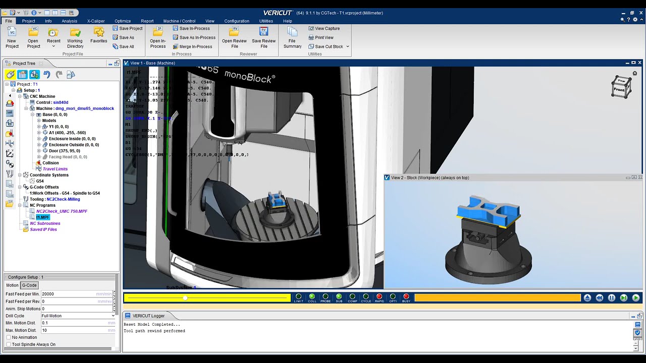 Mastercam Post Processor Service_DMG MORI DMU65 MONOBLOCK SIEMENS 840D