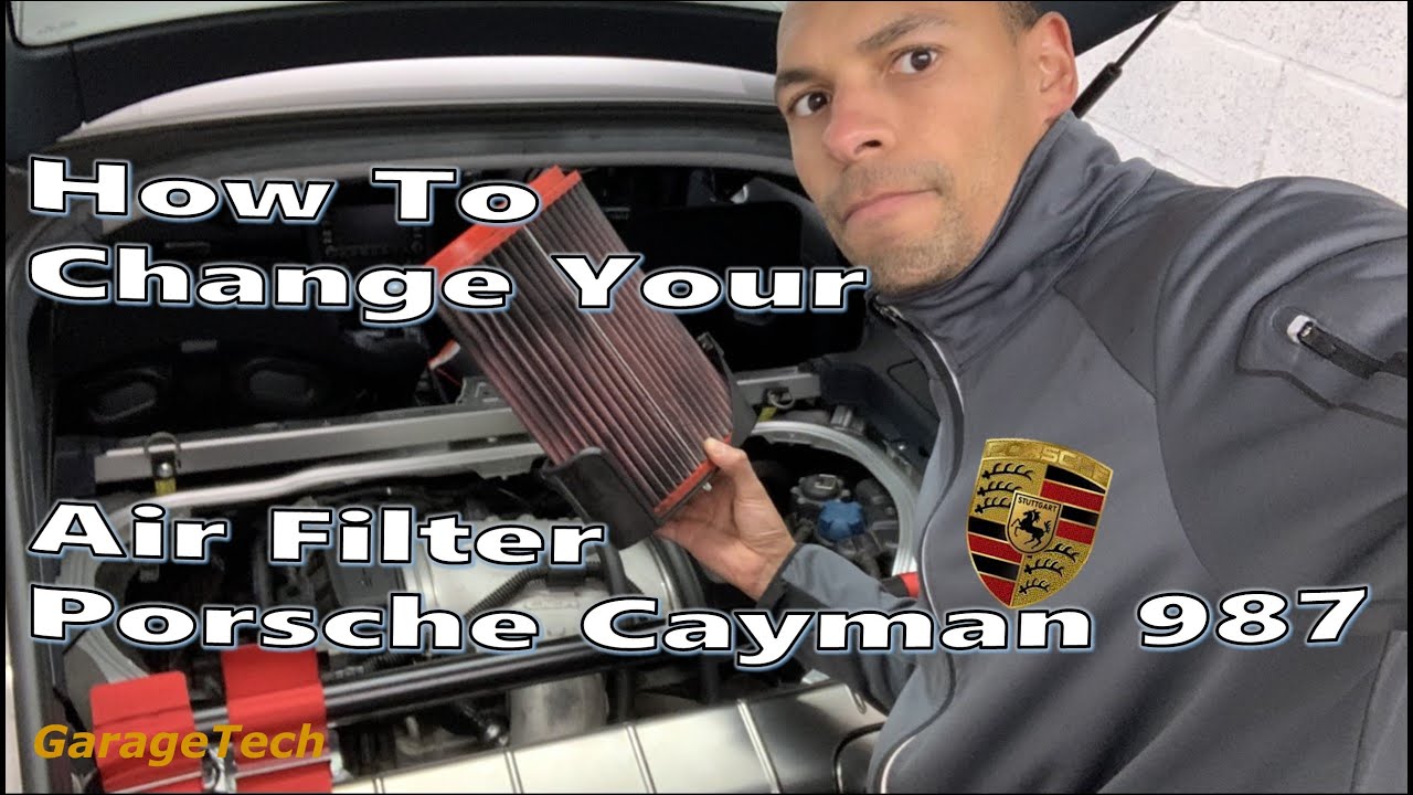 How to change your Air Filter - Porsche Cayman 987 gen 1 and gen 2 - 3.4 2.9 2.7 987.1 987.2 M97 9A1