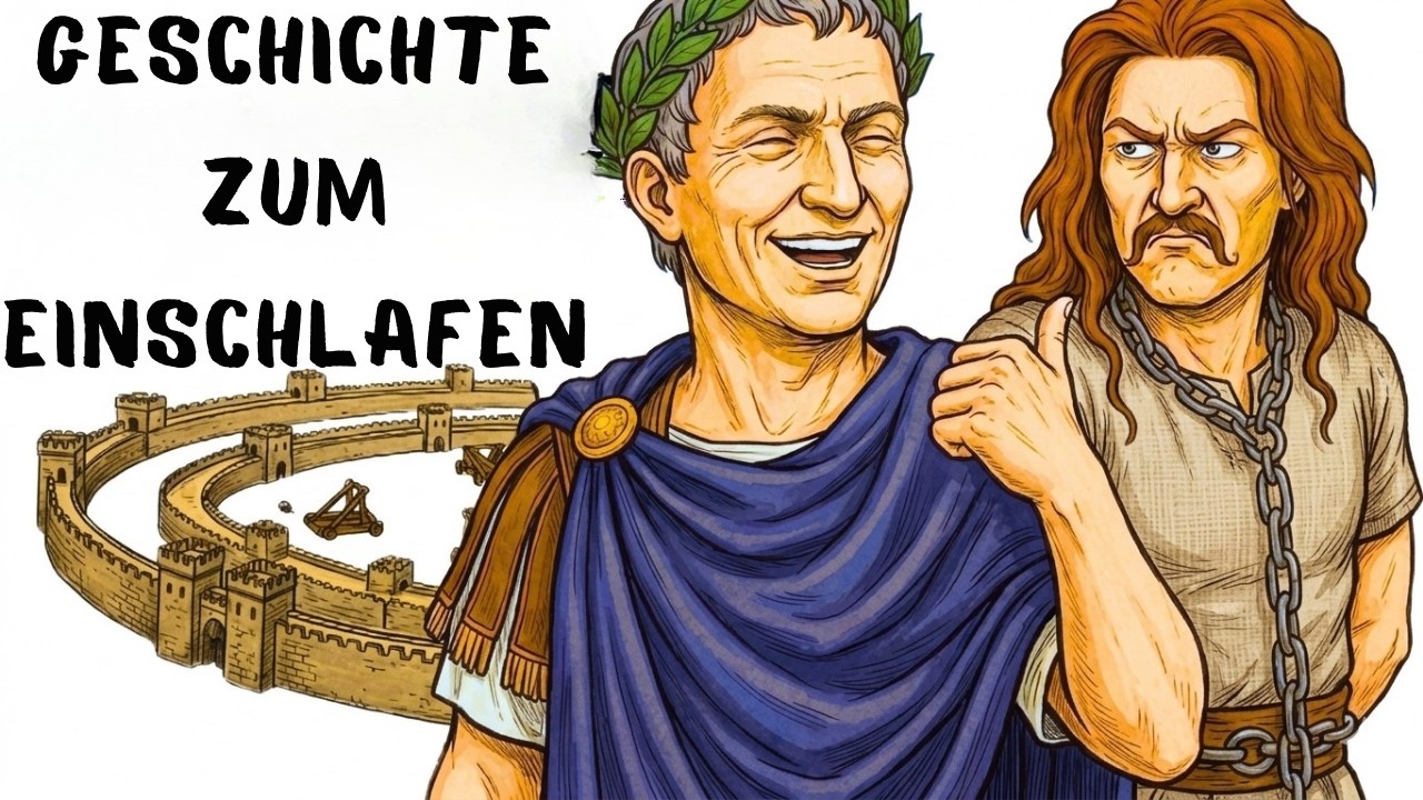 Caesars unmöglicher Plan: Zwei Mauern, zwei Feinde — eine Legende | Geschichte zum Einschlafen