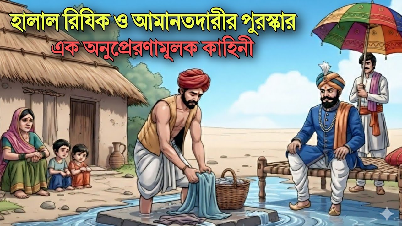 সততা ও ঈমানদারীর এক অসাধারণ কাহিনী | এক গরীব ধোপা ও বাদশাহর রহস্য | Imrana Voice 
