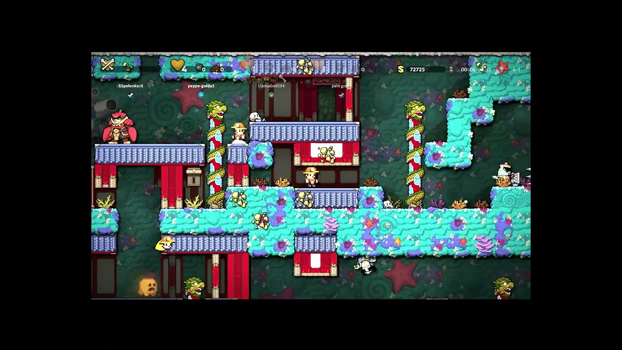 Average Spelunky 2 Online Multiplayer Moment
